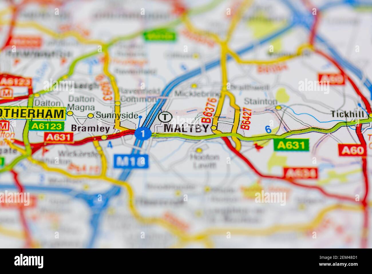 Map of maltby hires stock photography and images Alamy