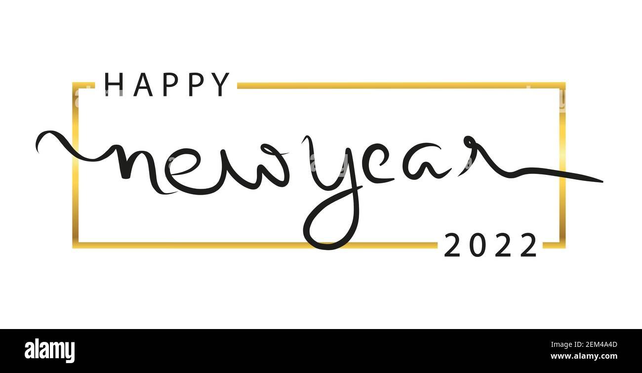 Happy New Year 2022 Cut Out Stock Images &amp; Pictures - Alamy