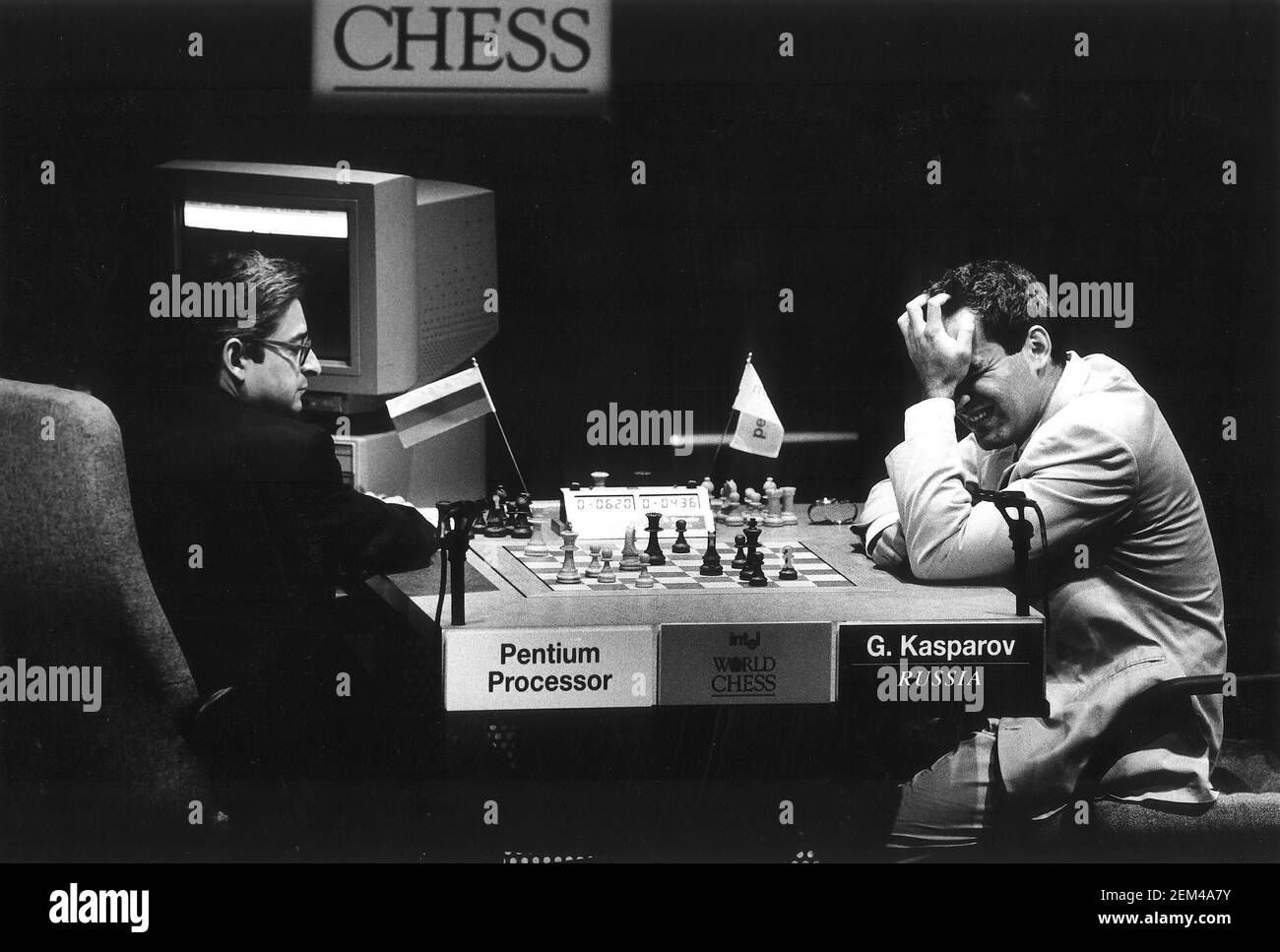 Garry Kasparov, 80's, Stock Photo, Picture And Rights Managed Image. Pic.  MAR-W625981