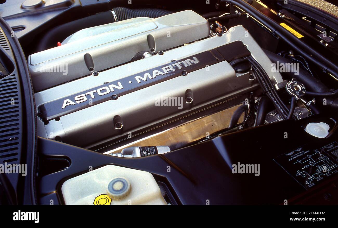 Aston Martin DB7 Engine 1994 Stock Photo