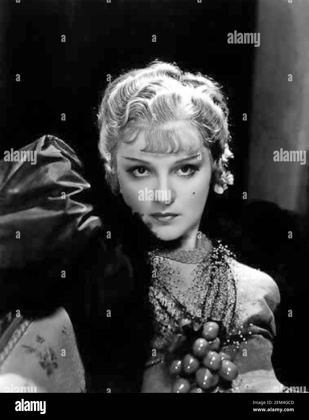 ANNA STEN (1908-1993) Ukrainian-American film actress about 1935. Stock Photo