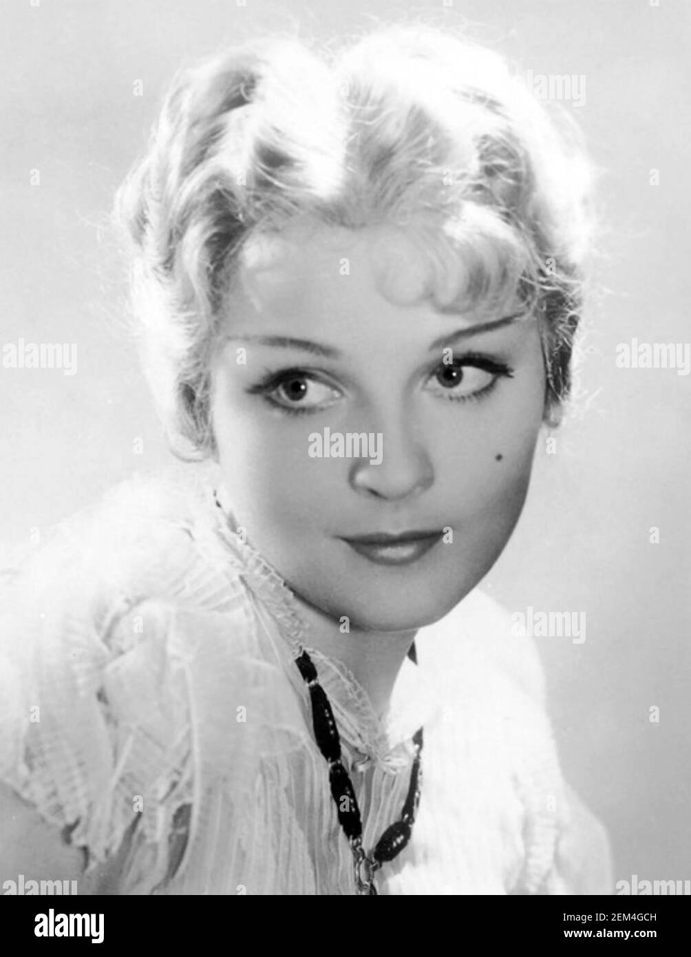 ANNA STEN (1908-1993) Ukrainian-American film actress about 1935. Stock Photo