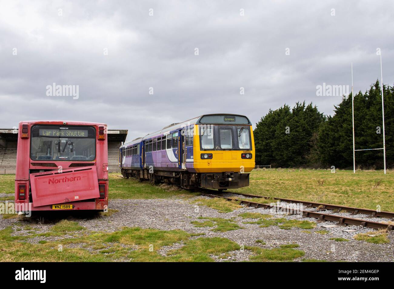 A view of the South Wales Police RFC Waterton Cross ground in Bridgend