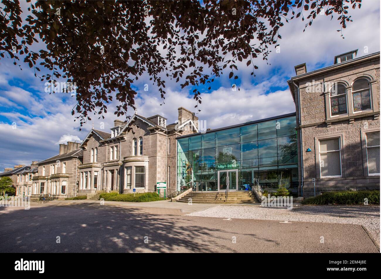 Albyn School in Aberdeen, Scotland Stock Photo