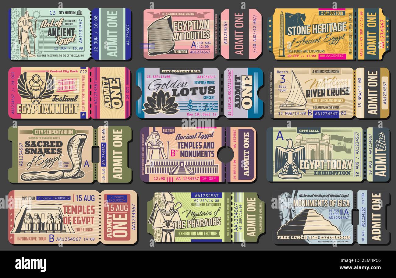 Egypt travel landmarks, Ancient Egypt museum and Cairo city tours