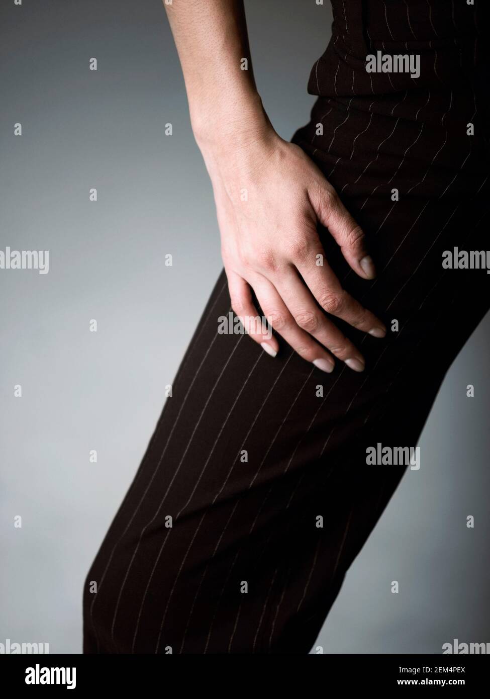 Mid section view of a woman Stock Photo