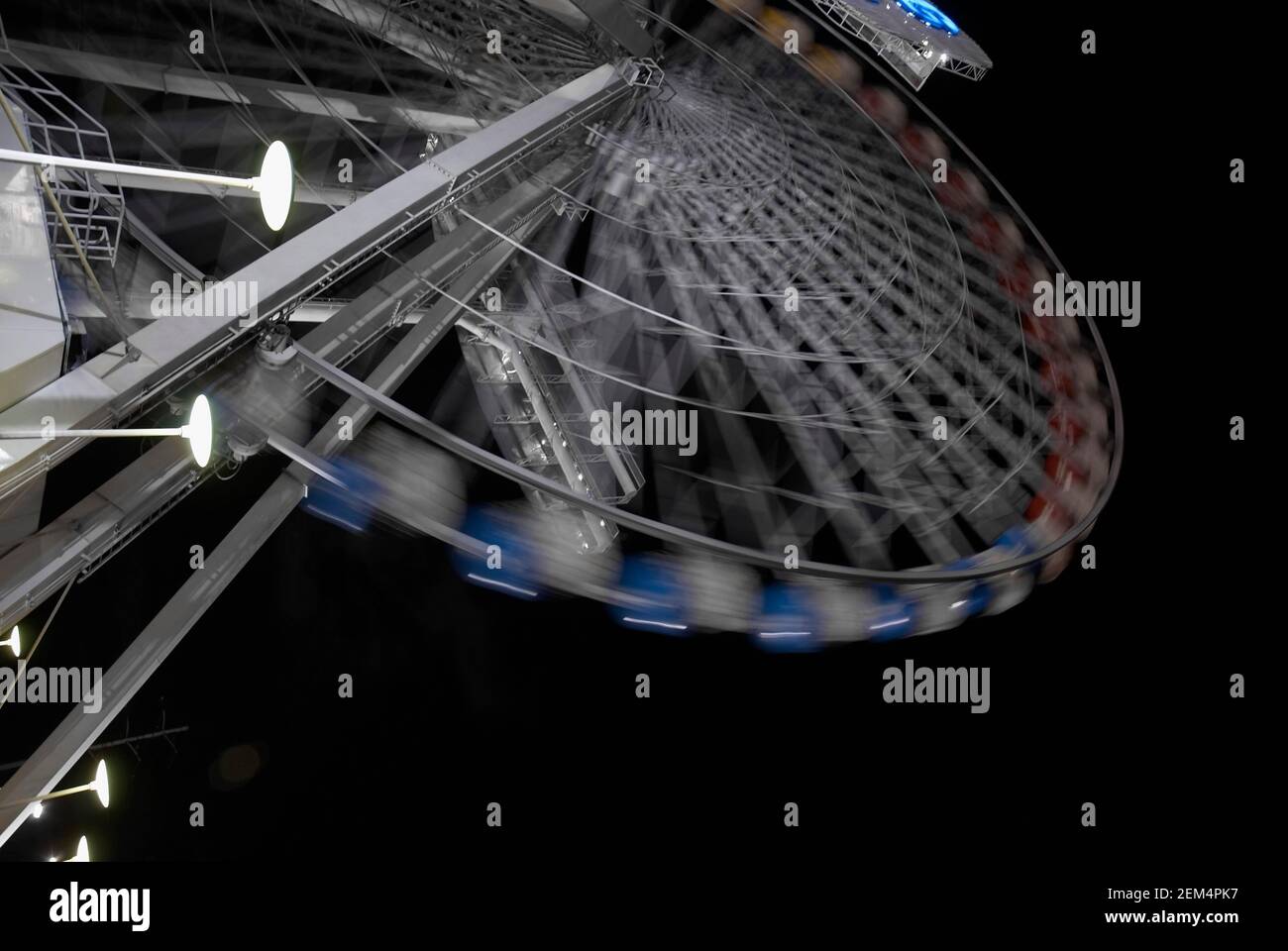 Low angle view of a Ferris wheel Stock Photo