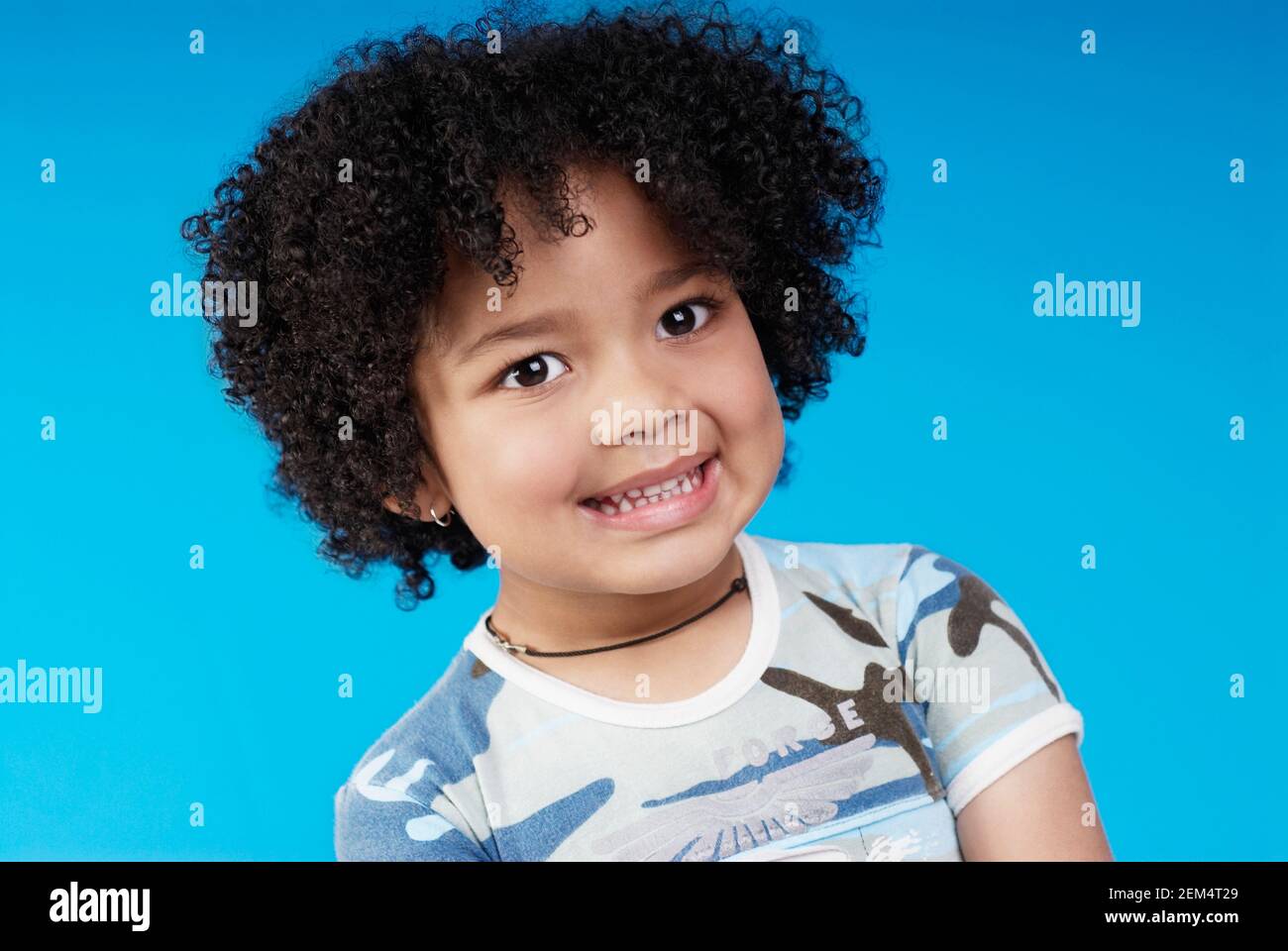Close-up of a girl smiling Stock Photo