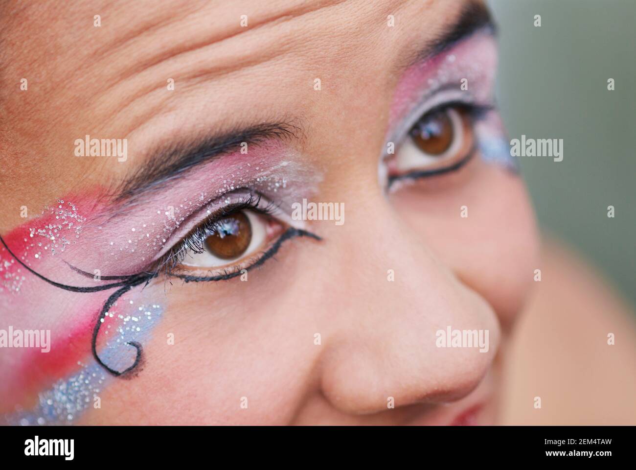 Wrinkled face human close up hi-res stock photography and images - Alamy
