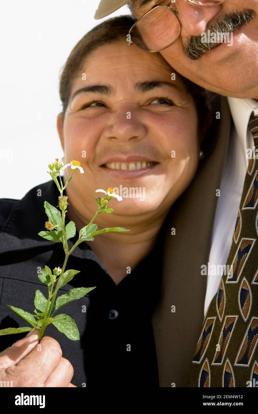 Close-up of a couple smiling Stock Photo