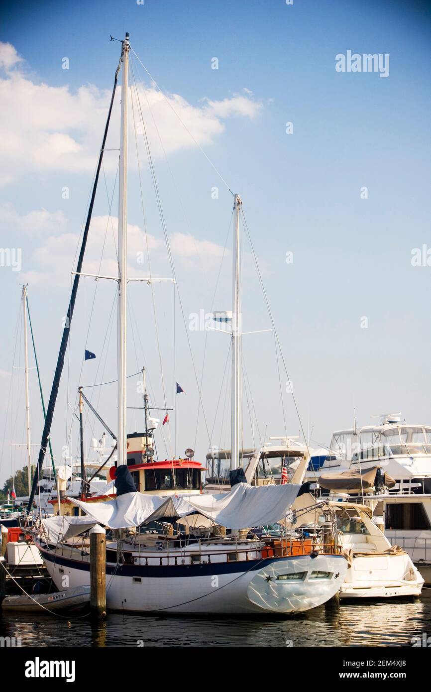 Passenger ships moored at a dock Stock Photo - Alamy