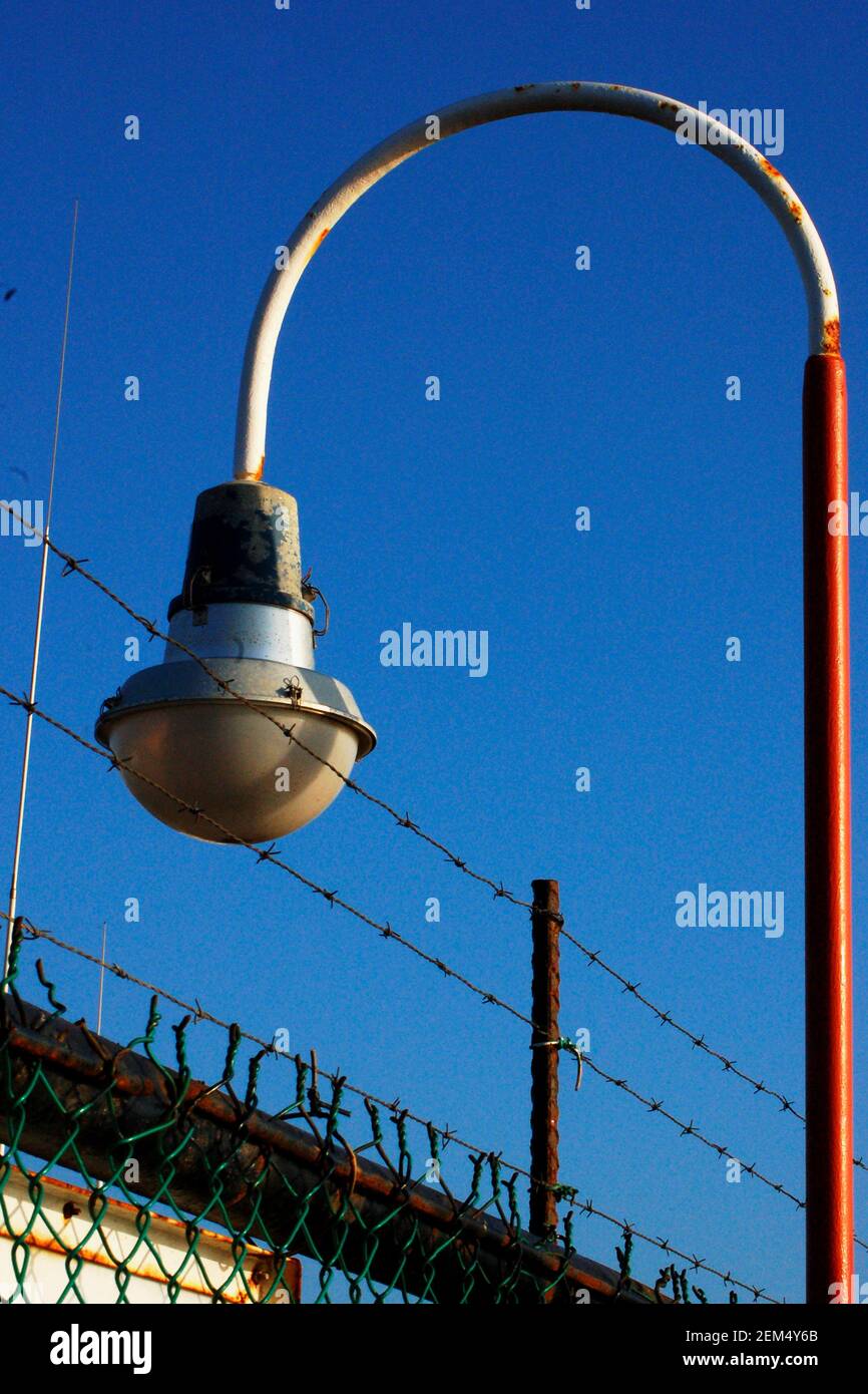 Low angle view of a lamppost Stock Photo