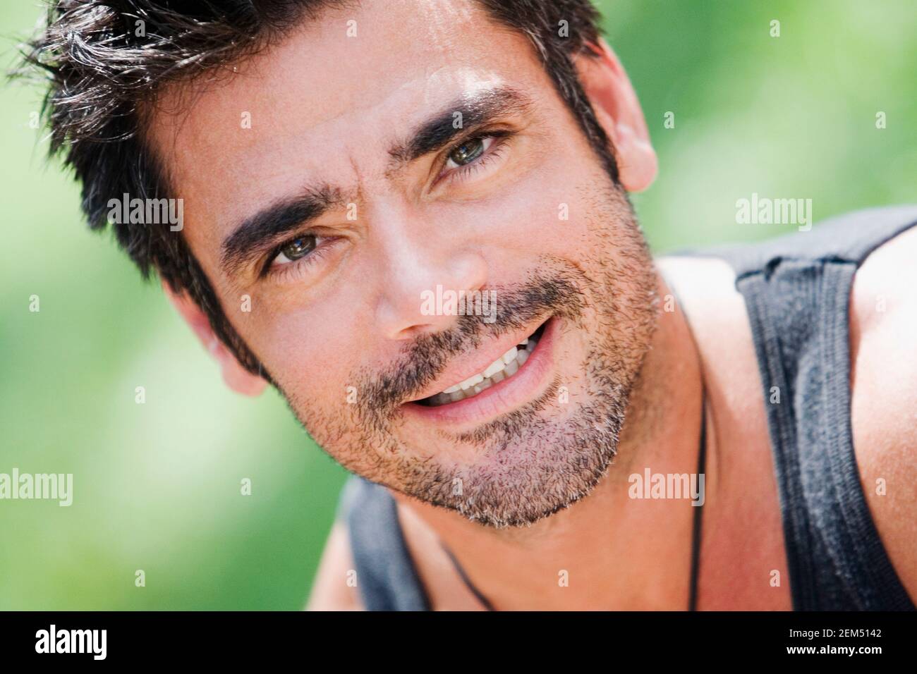 Portrait of a mid adult man smiling Stock Photo