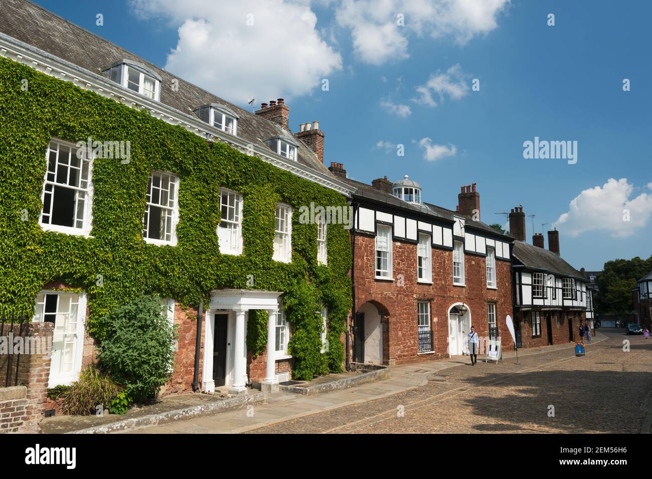Cathedral Close, Exeter, Devon, UK Stock Photo Alamy