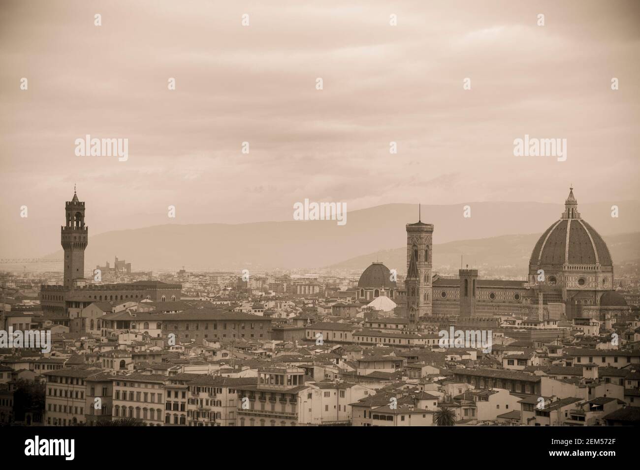 Vintage florence old town italy hi-res stock photography and images - Alamy