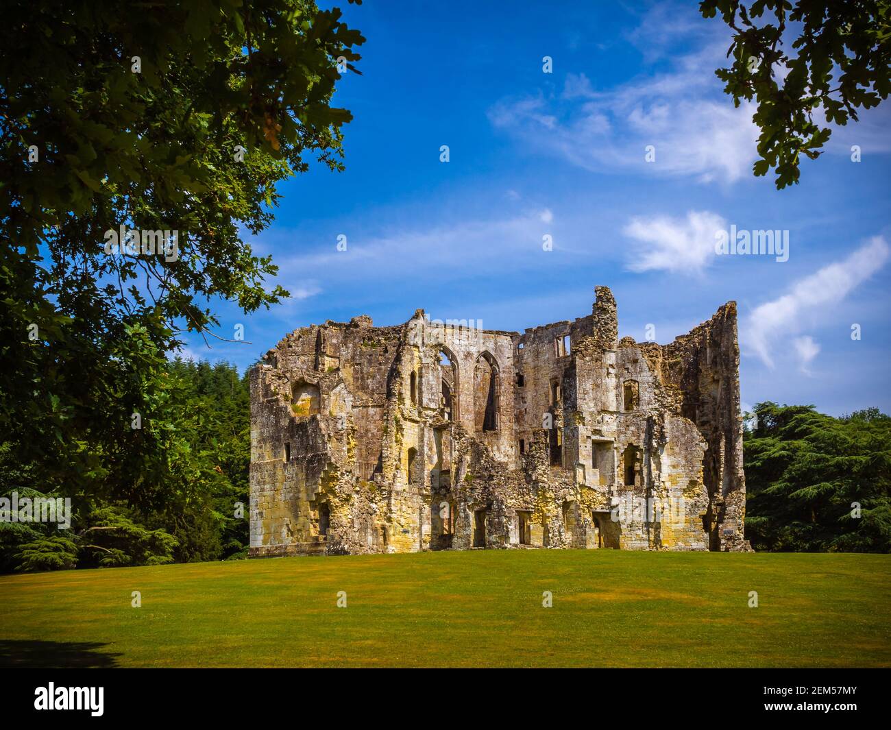 Old Wardour Castle is a 14th century, lightly fortified English home