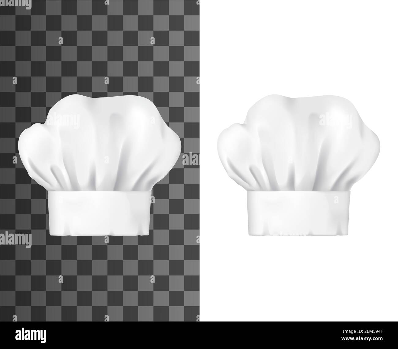 Download Chef Hat White Toque Front View Isolated Vector Mockup Chief Cap Working Uniform Of Restaurant Staff Cook Clothing Professional Garment For Head Stock Vector Image Art Alamy