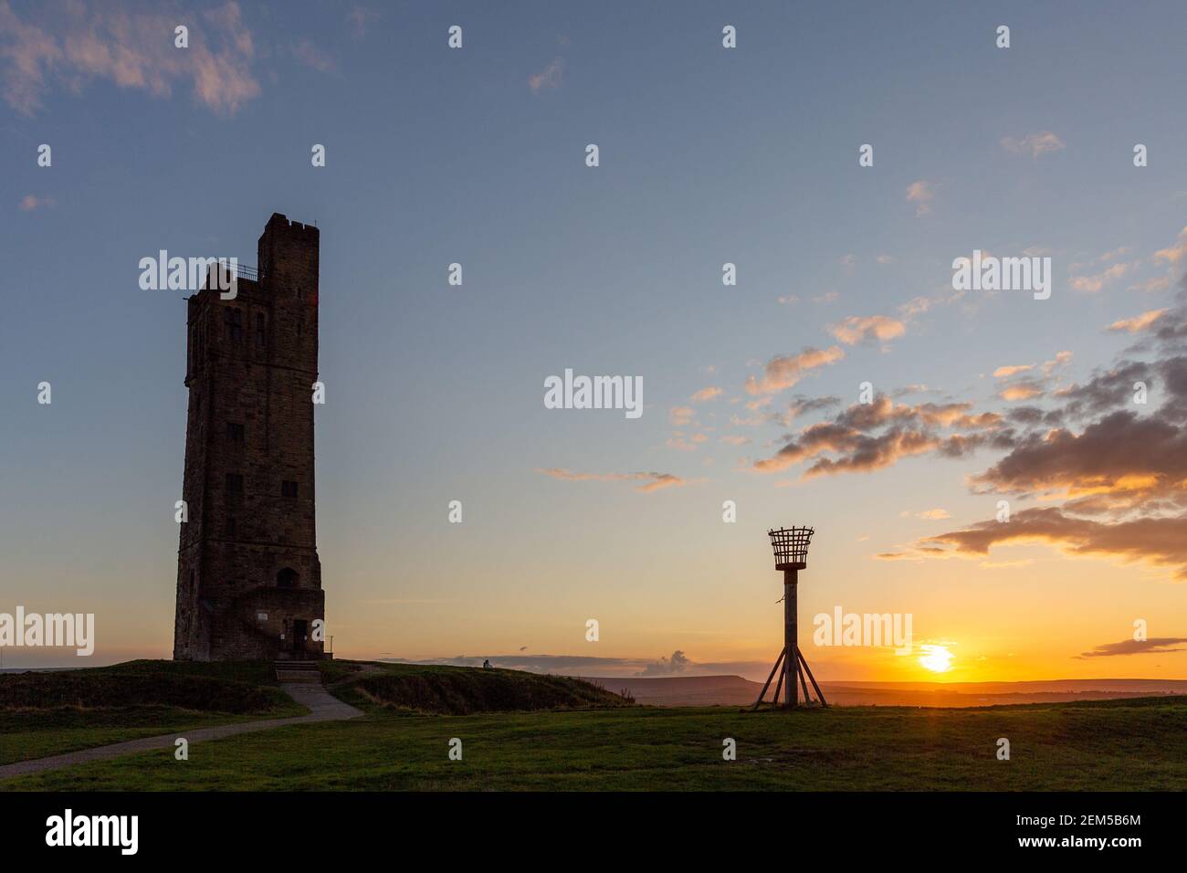 Huddersfield at dusk hires stock photography and images Alamy