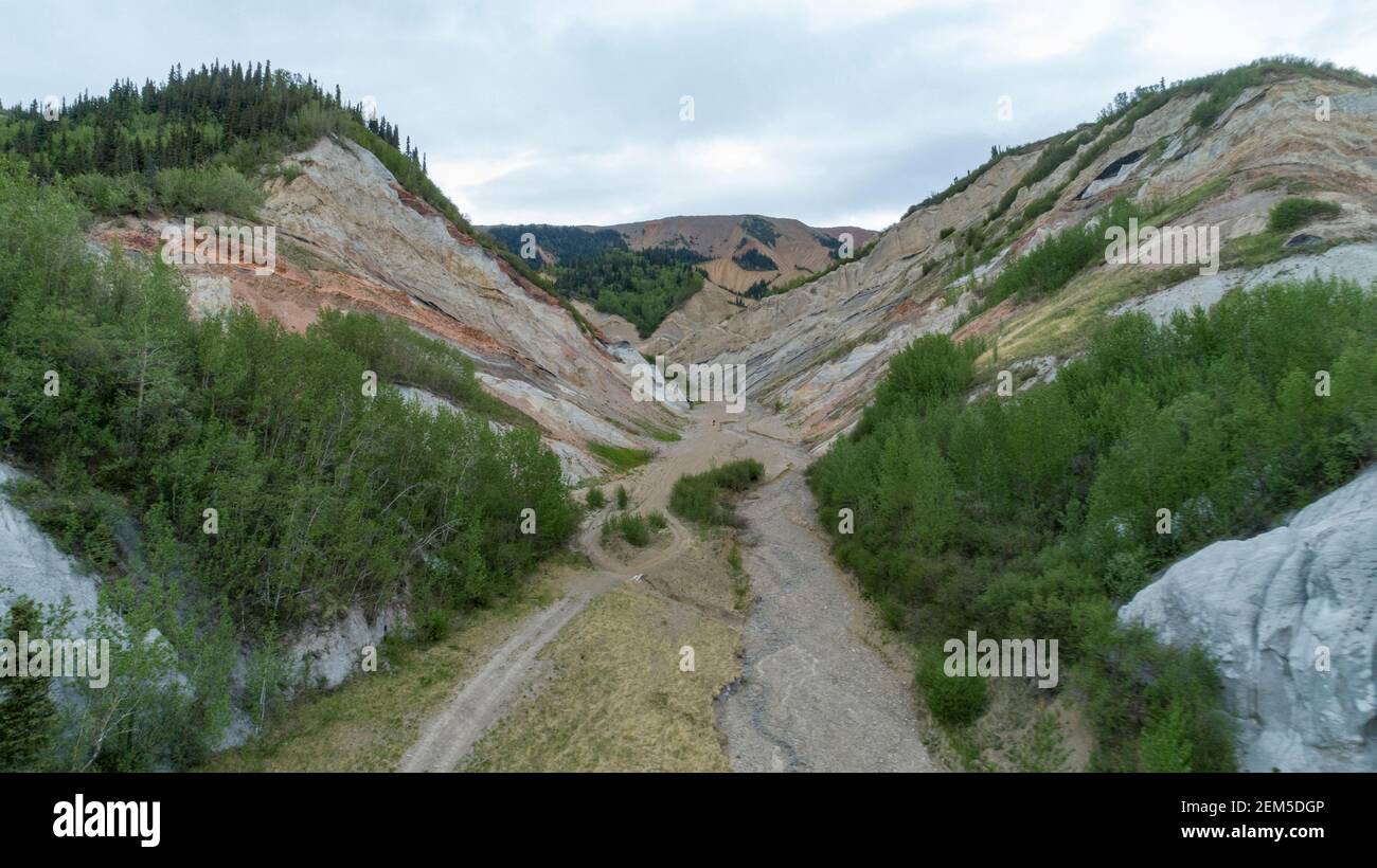 Aerial Alaska. Healy, Alaska Stock Photo Alamy