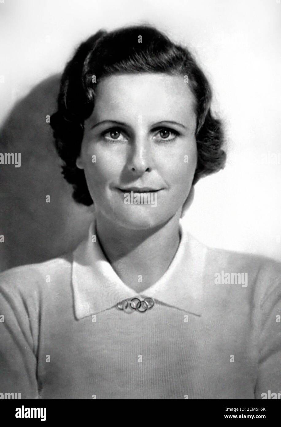 Leni Riefenstahl (1902-2003), c.1936-38. Riefenstahl is known for  producing nazi propaganda. Stock Photo