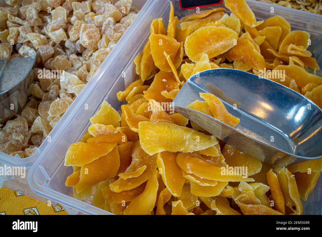 candied fruit at a gourmet market with French products Stock Photo Alamy