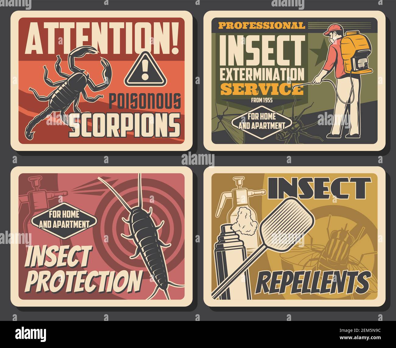 Insects extermination service, pest control and house disinsection ...