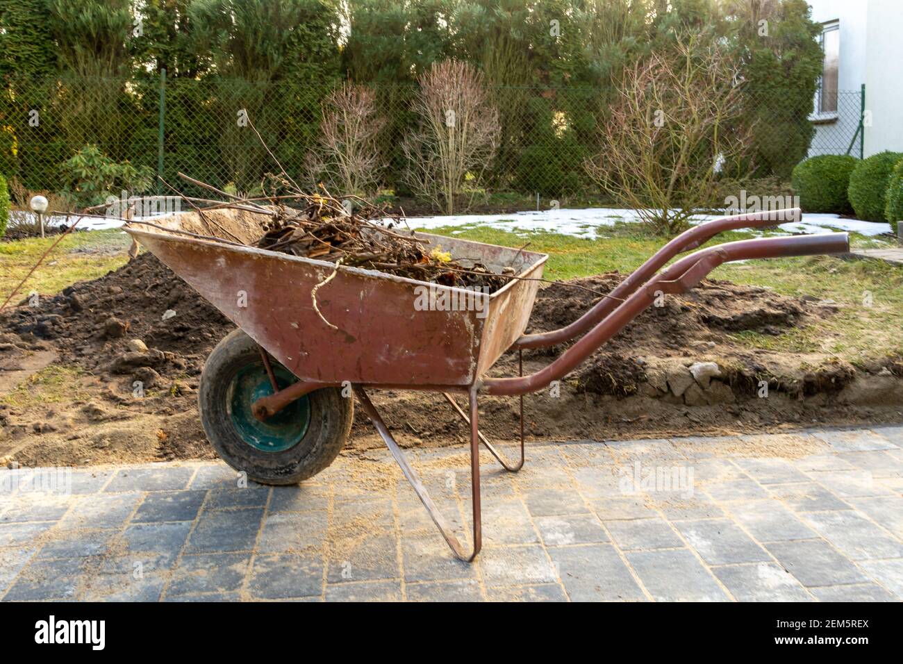 Old metal 2024 wheelbarrow for sale