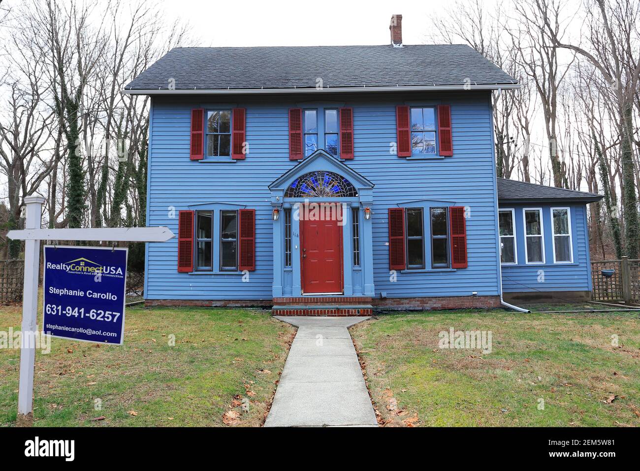House for sale Setauket Long Island New York Stock Photo Alamy