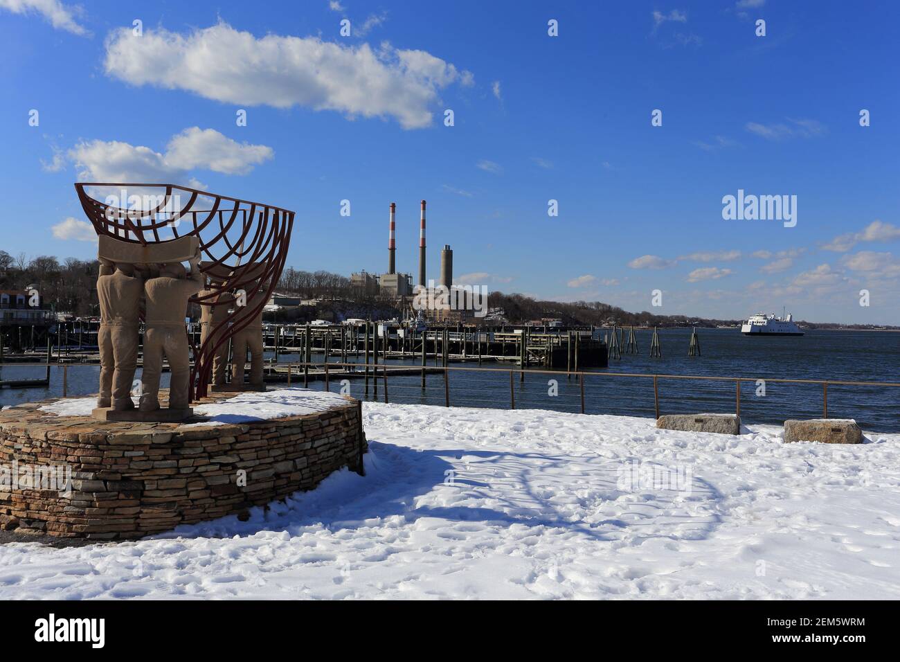 Village of Port Jefferson Long Island New York Stock Photo Alamy