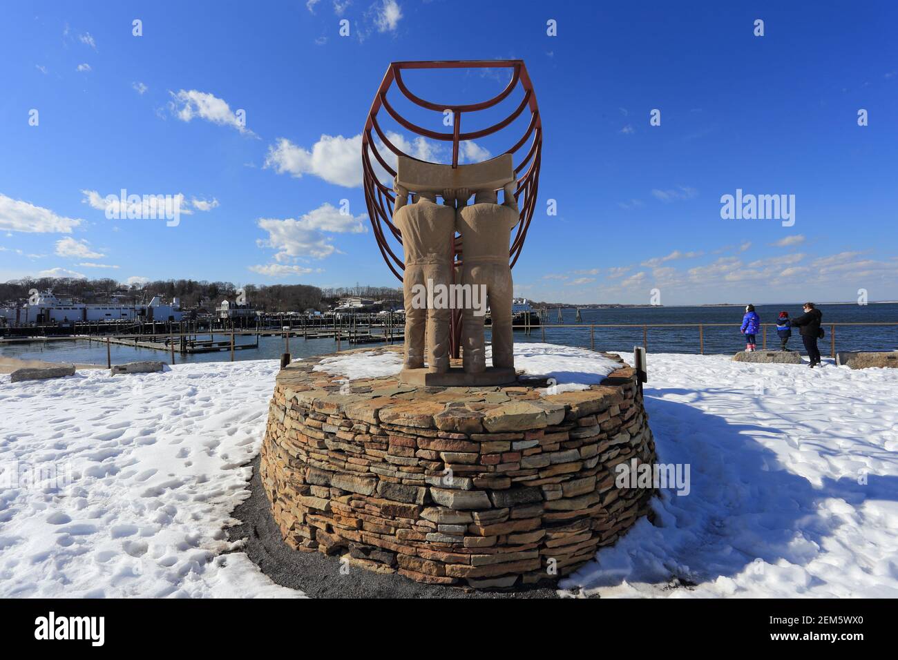 Village of Port Jefferson Long Island New York Stock Photo Alamy