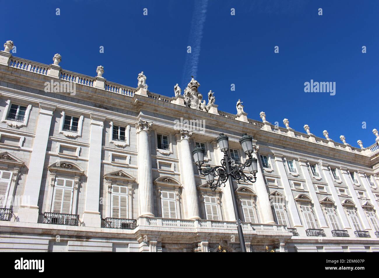 Royal Palace of Madrid Stock Photo