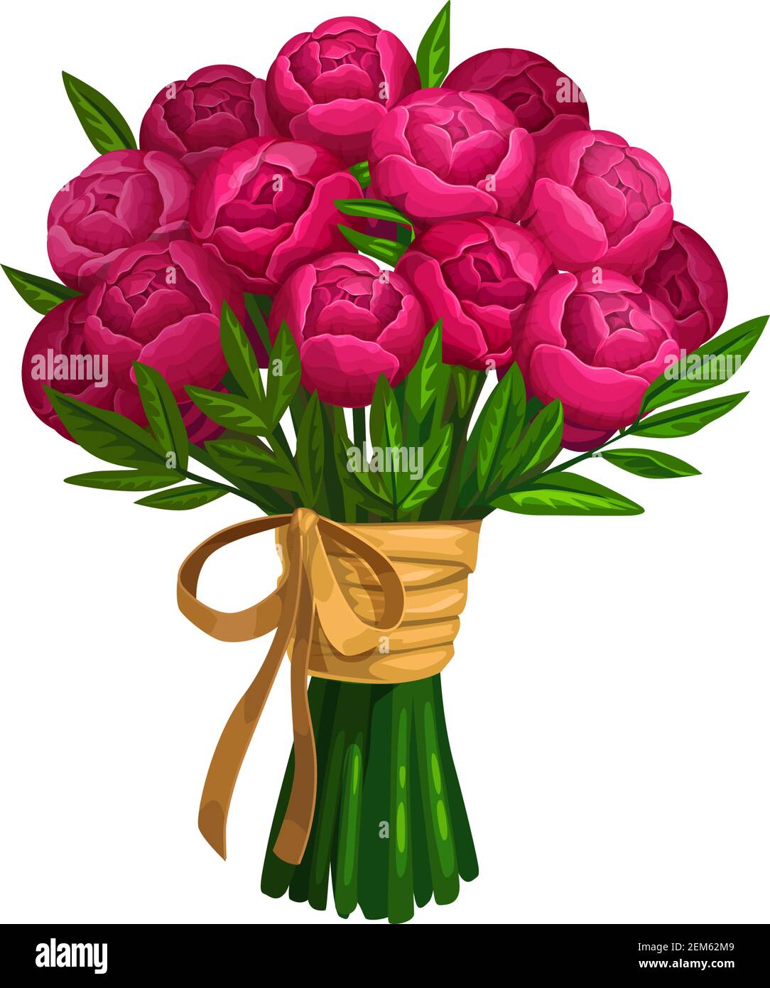 Pink Flowers Bouquet Clip Art