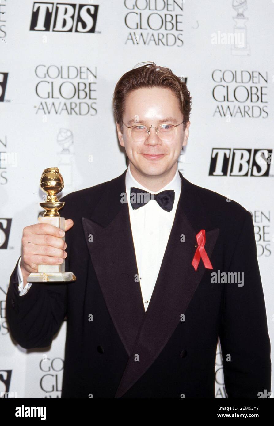Tim Robbins at the The 50th Annual Golden Globe Awards January 23, 1993. Credit: Ralph Dominguez/MediaPunch Stock Photo