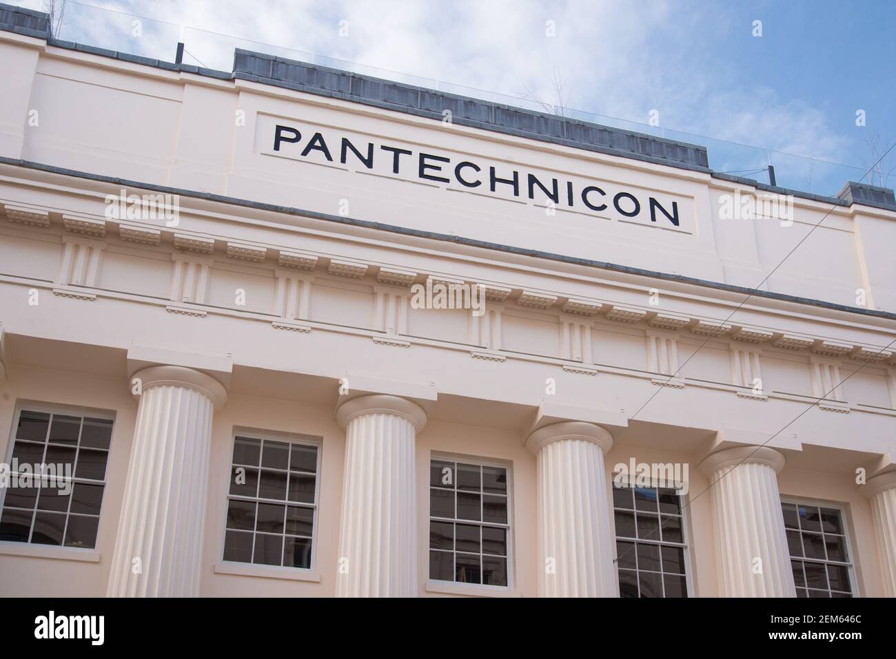 Pantechnicon Greek Revival Architecture Stock Photo