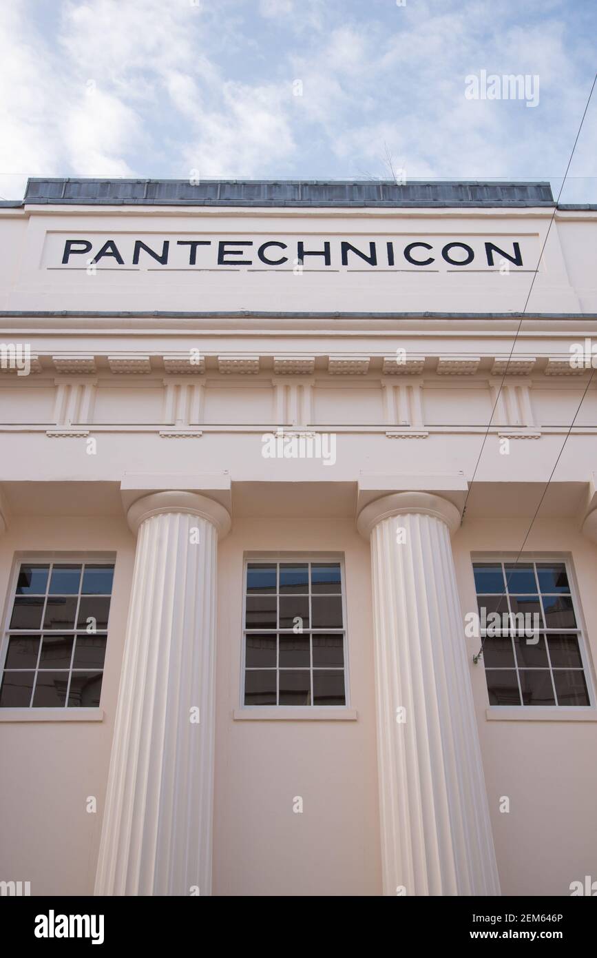 Pantechnicon Greek Revival Architecture Stock Photo