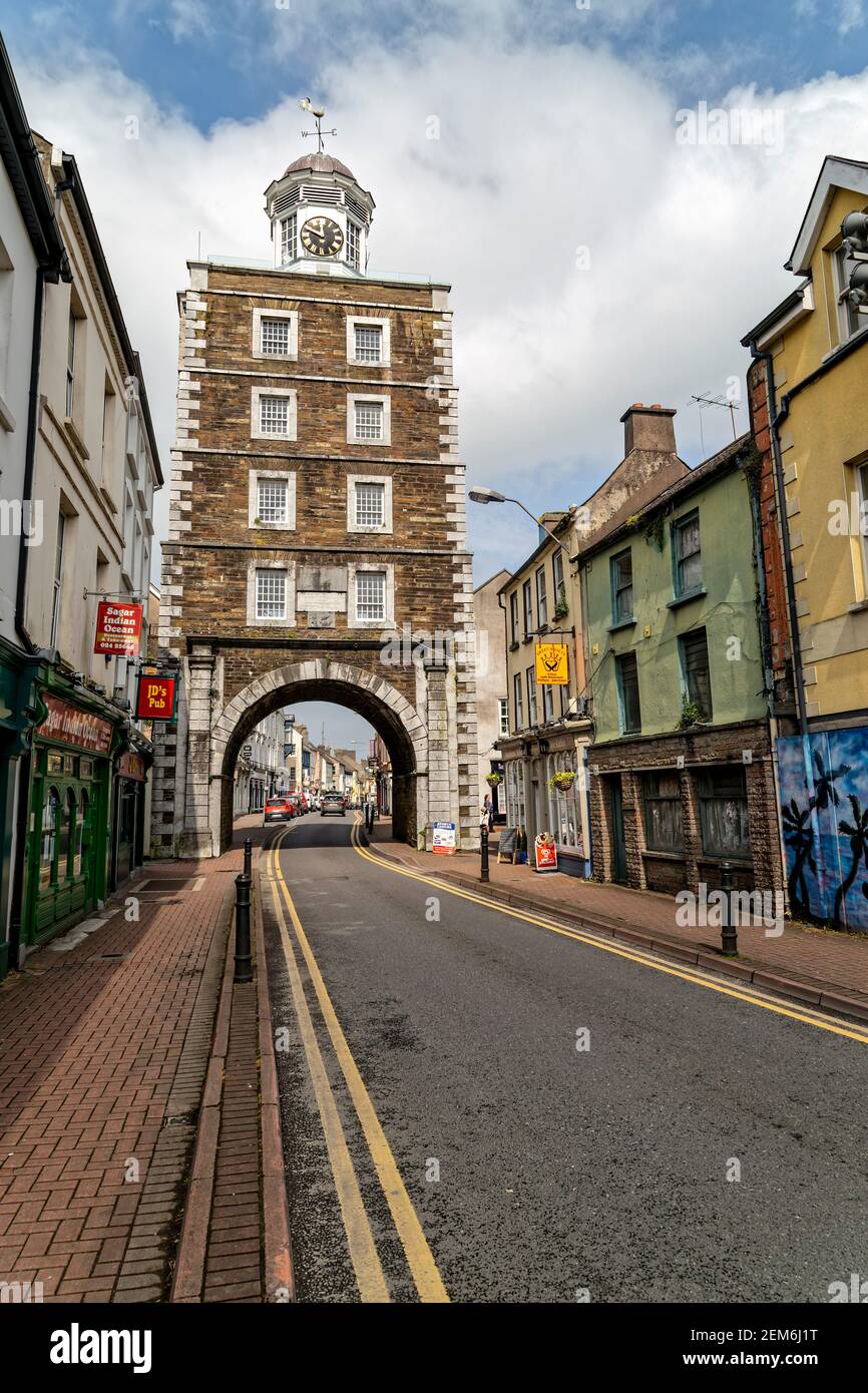 Youghal, Ireland. 12th May, 2016. Youghal Clock Gate Tower is the