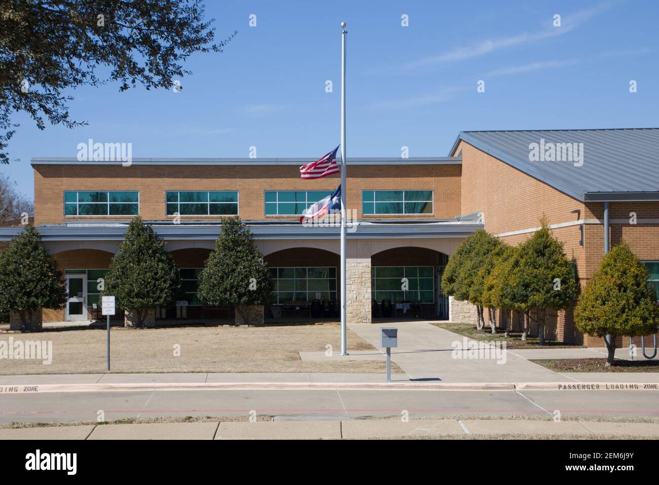 Elementary school texas flag hires stock photography and images Alamy