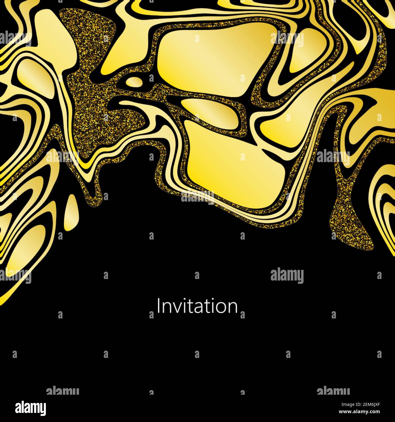 Elegant gold waves texture for creative design of posters, cards