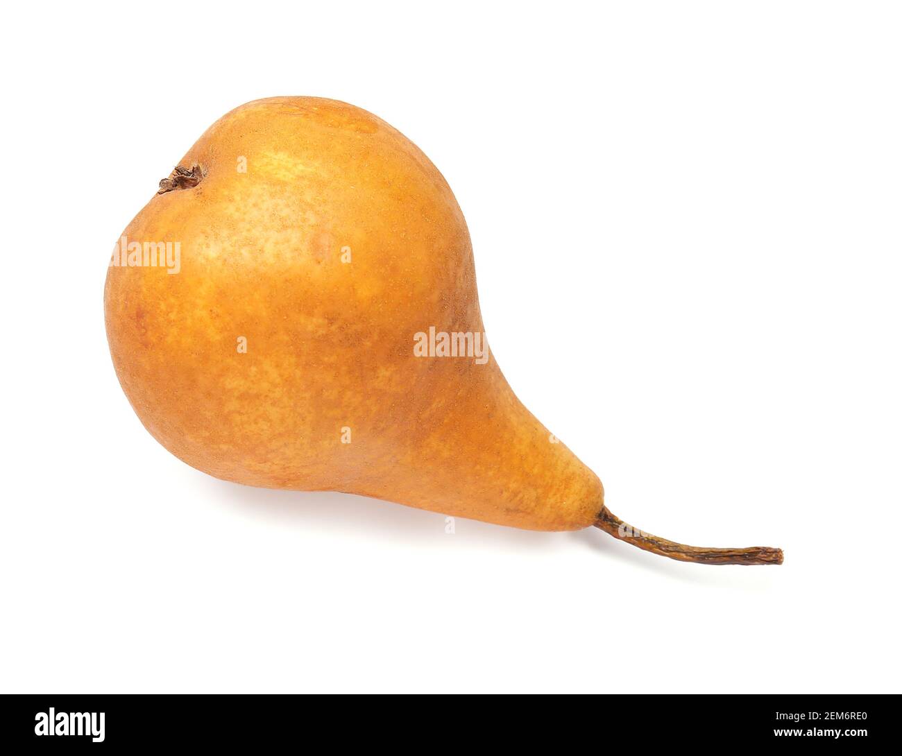 Fresh ripe pear on white background Stock Photo - Alamy