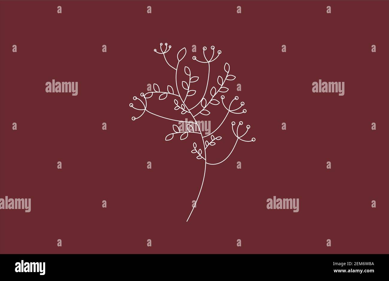 vector leaf flower logo background farm spring Stock Vector
