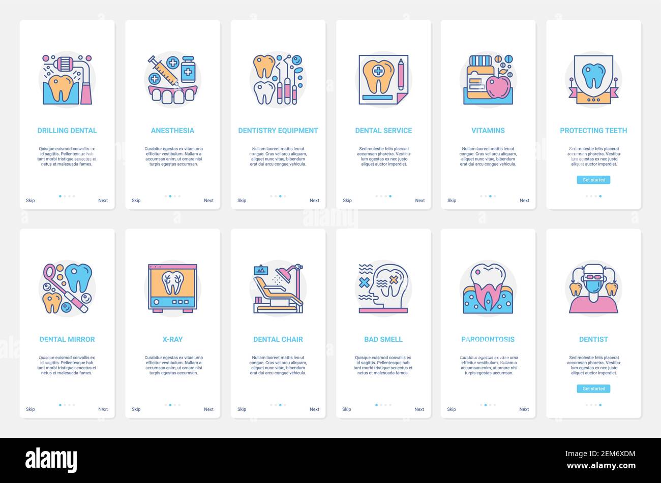 Dental clinic equipment for dentistry medicine hospital vector ...