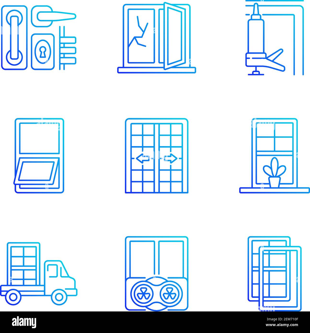 Ventilation lock window Cut Out Stock Images & Pictures - Alamy