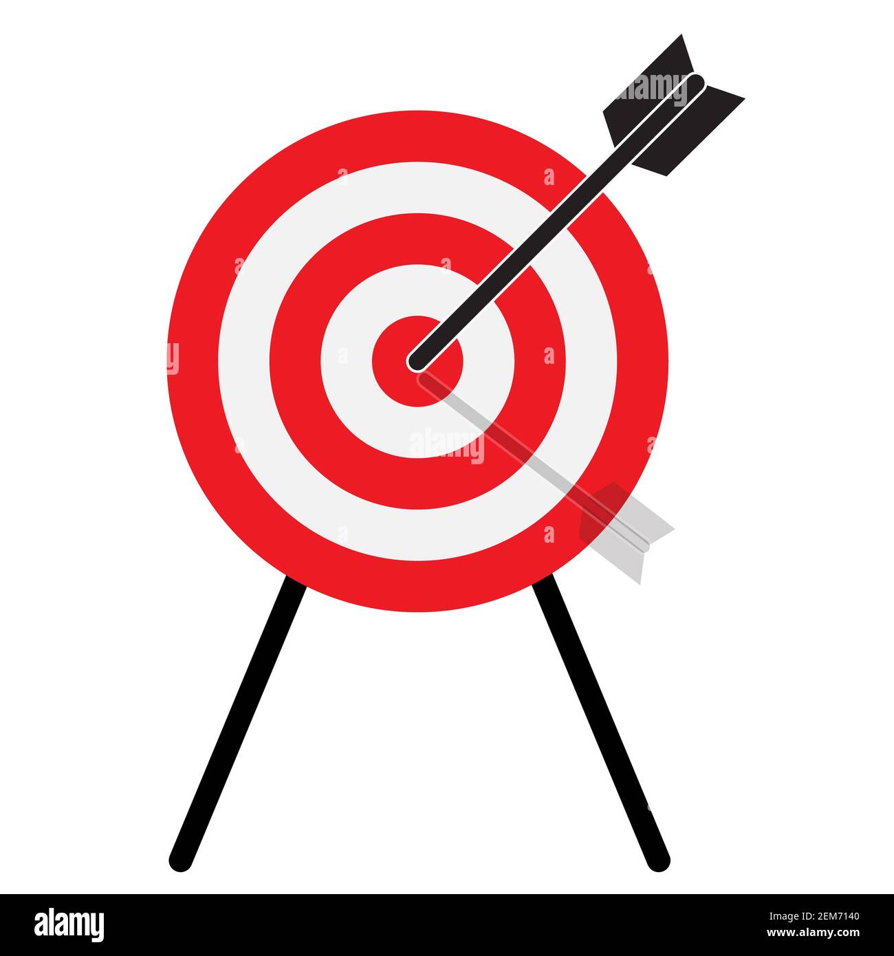 target arrow strategy research icon. target with arrow sign. logos for