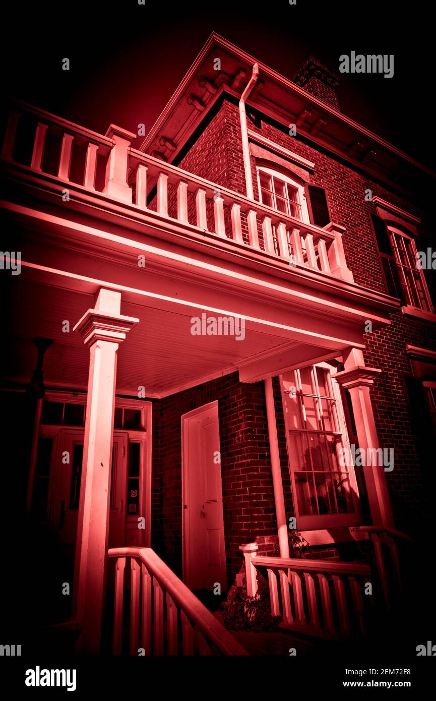 Victorian style house entrance Stock Photo Alamy
