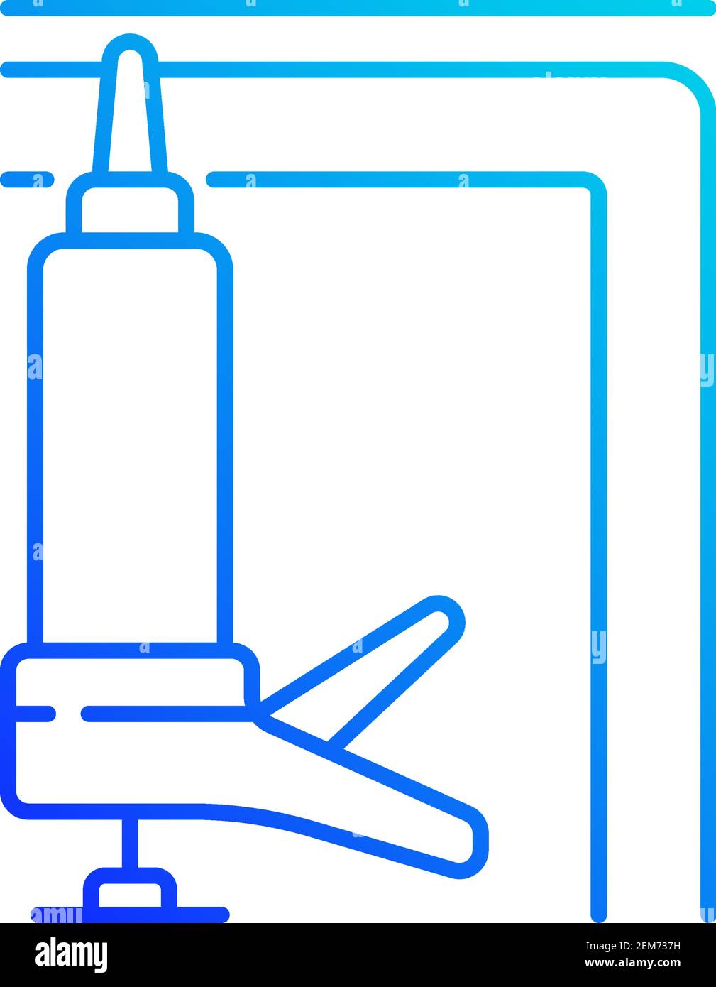 Window insulation linear vector icon Stock Vector