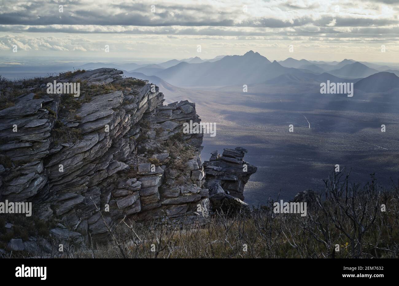 Bluff Knoll summit, Stirling Range National Park, Western Australia Stock Photo