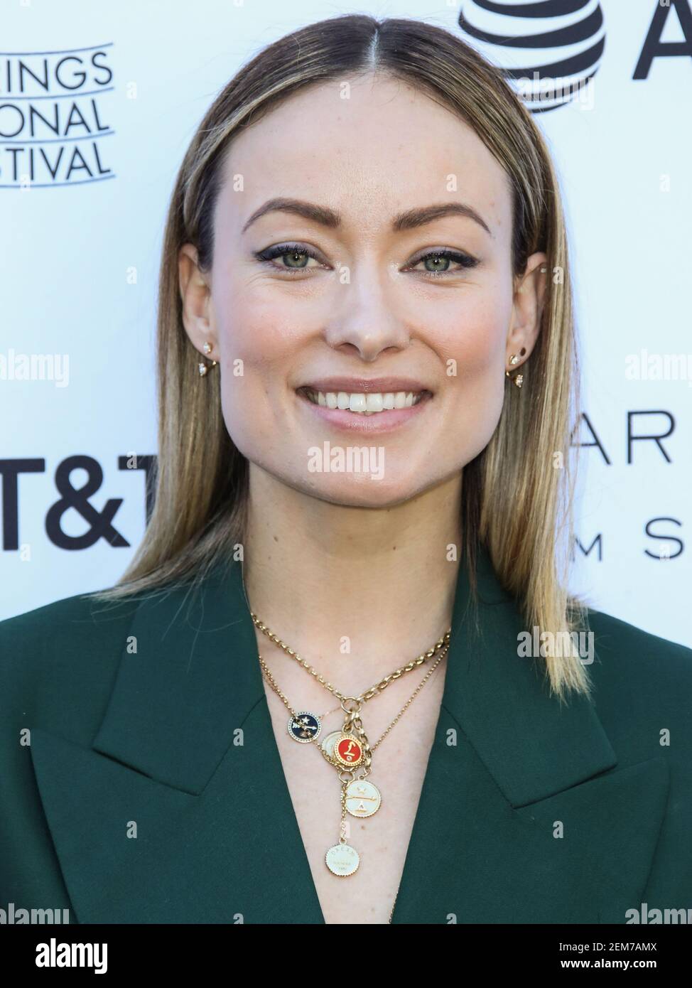 PALM SPRINGS, CA, USA - JANUARY 04: Actress Olivia Wilde wearing an