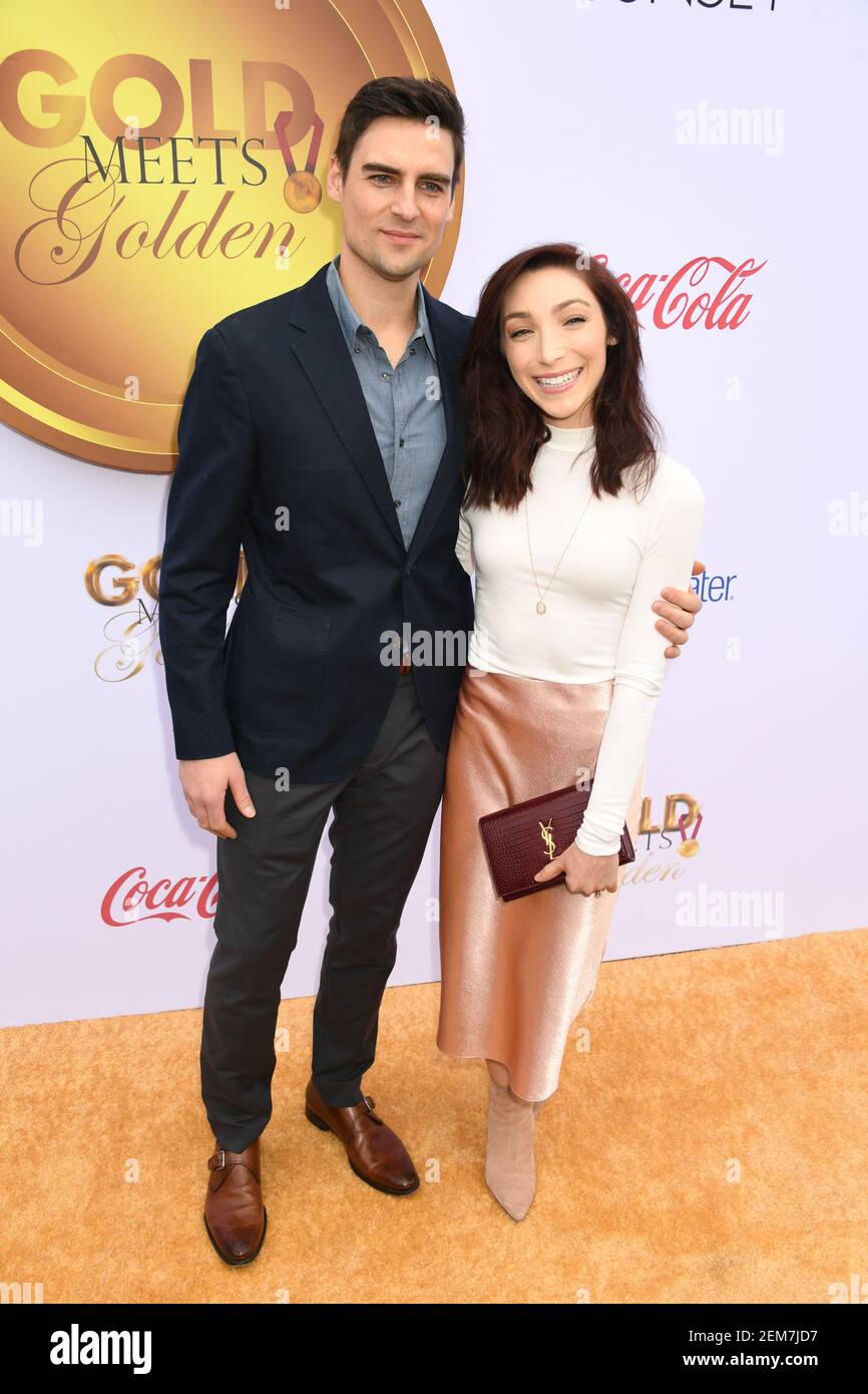 Meryl Davis, Fedor Andreev arrives to the 6th Annual Gold Meets Golden