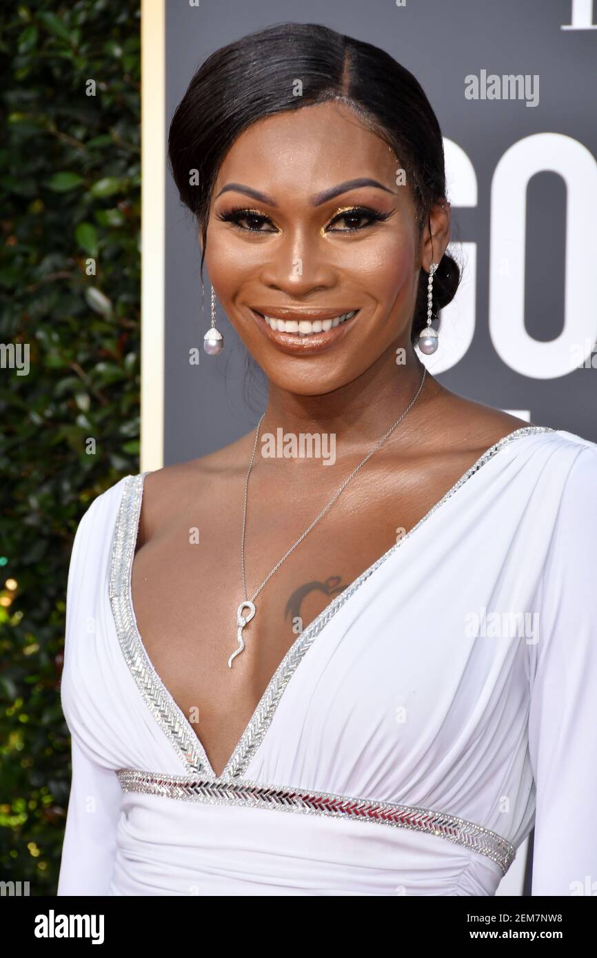 Dominique Jackson at the 76th Golden Globe Awards during the red carpet