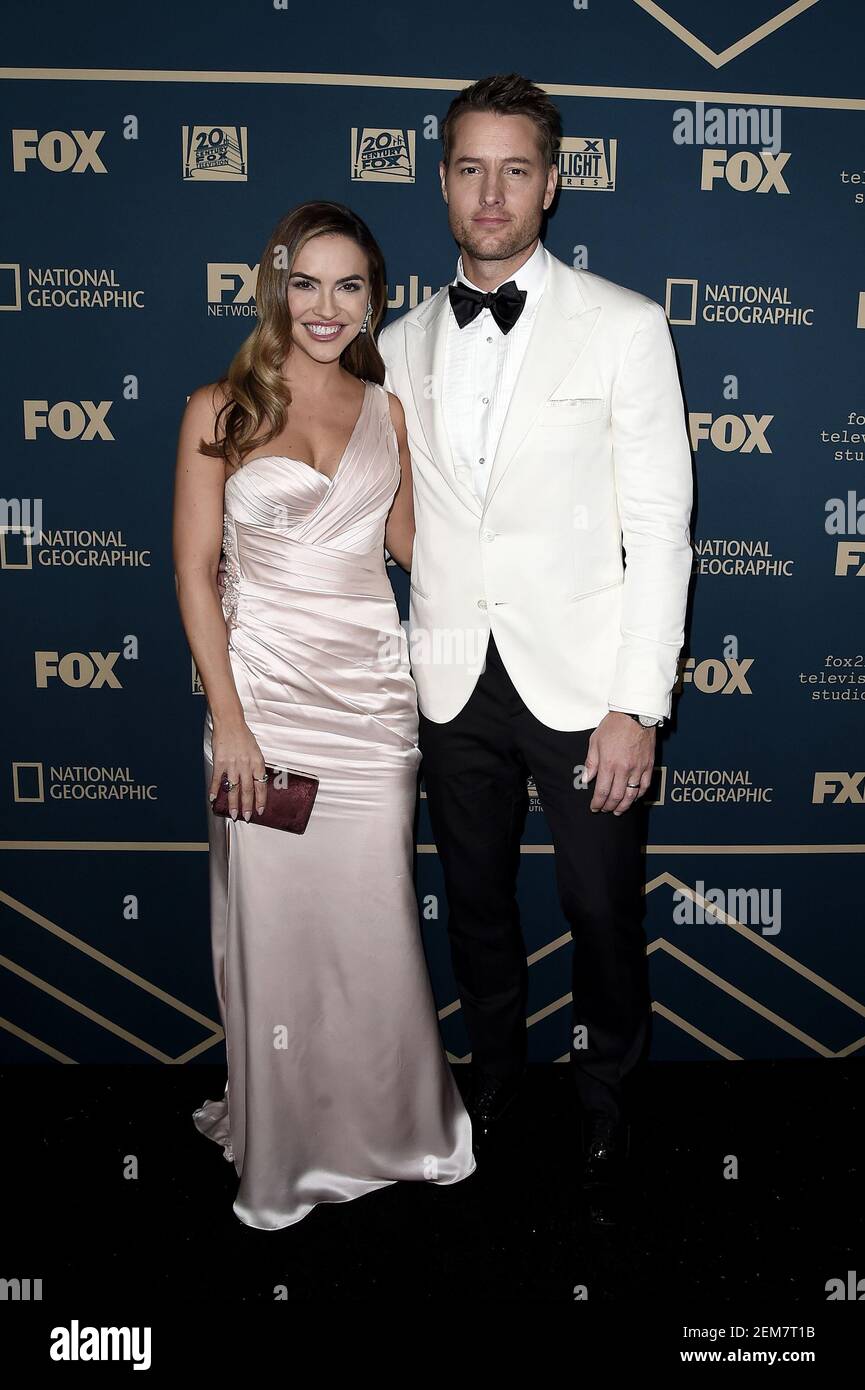 BEVERLY HILLS - JANUARY 6: Chrishell Stause and Justin Hartley attend